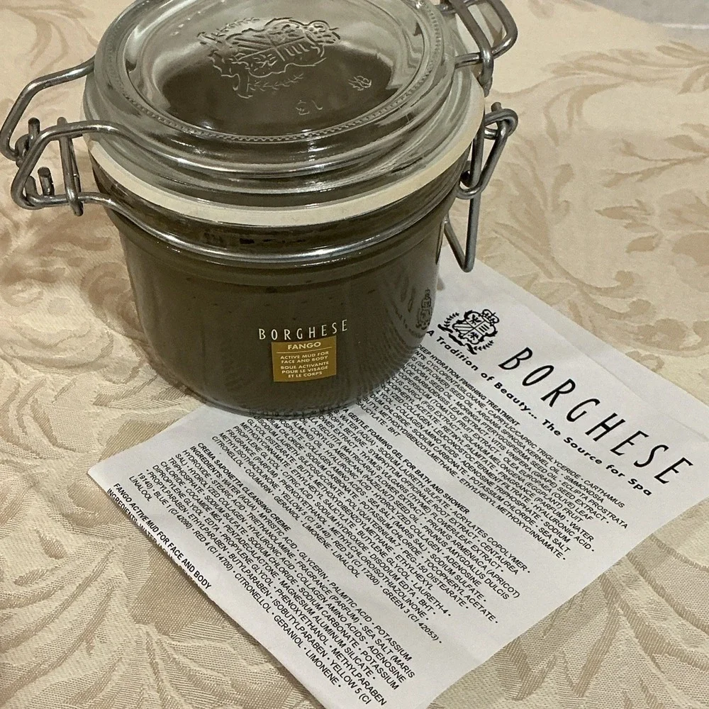 Borghese Roma Fango Advanced Active Mud - 7.5 Oz. Glass Jar - for Face & Body